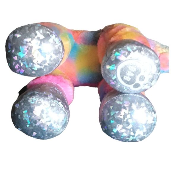 Build a Bear Workshop Rainbow Unicorn Plush 12" long-Tie-Dye BAB - Picture 8 of 11